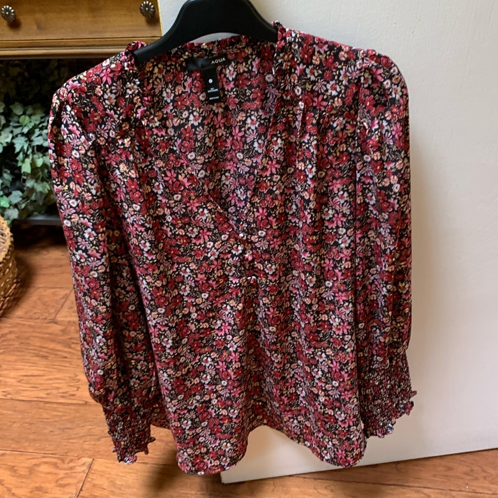 Ladies Aqua blouse